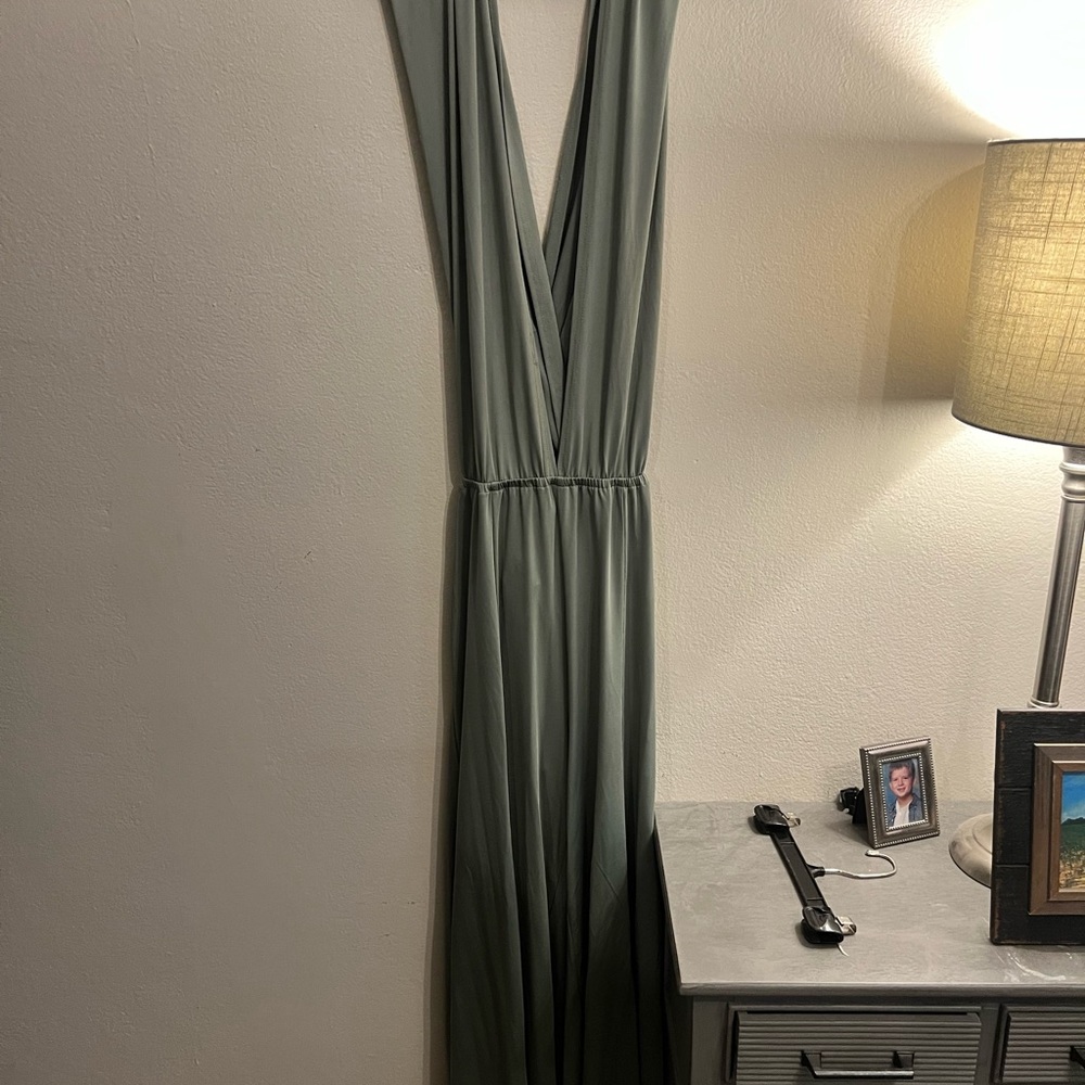 Elegant Green Maxi Jumpsuit